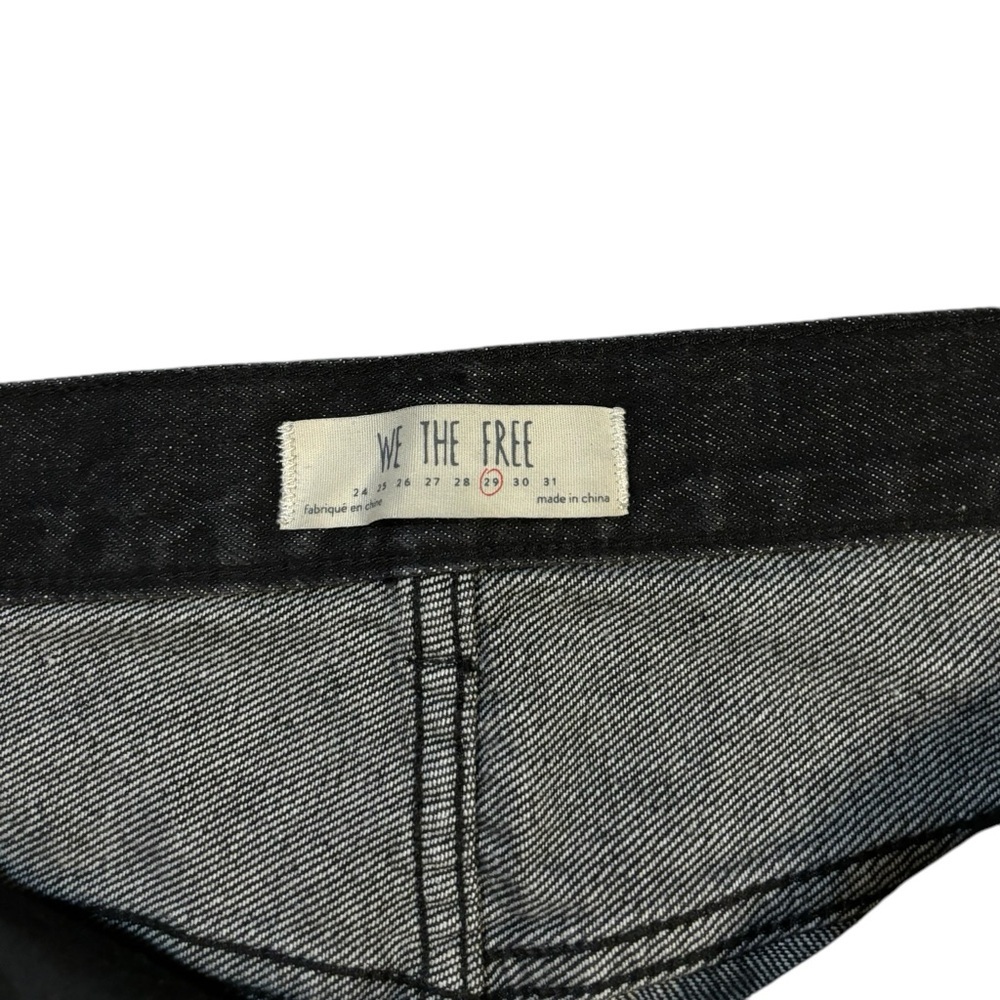 We The Free Distressed Denim Miniskirt Black Size 29‎ - Picture 5 of 11